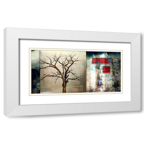 Cottonwood Tree Part 12 White Modern Wood Framed Art Print with Double Matting by LightBoxJournal