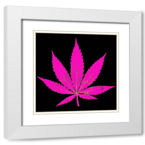 Mleaf Black Light 3 White Modern Wood Framed Art Print with Double Matting by LightBoxJournal