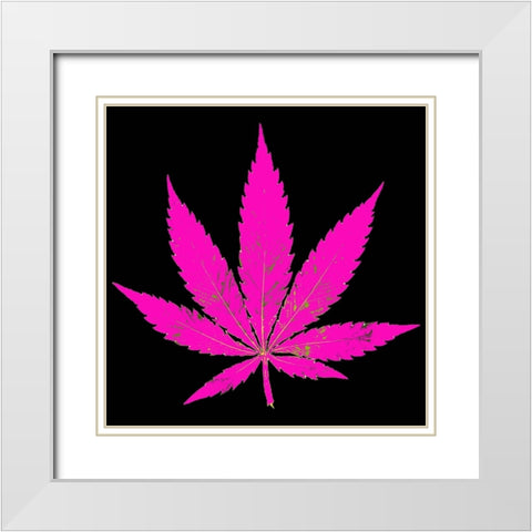 Mleaf Black Light 3 White Modern Wood Framed Art Print with Double Matting by LightBoxJournal