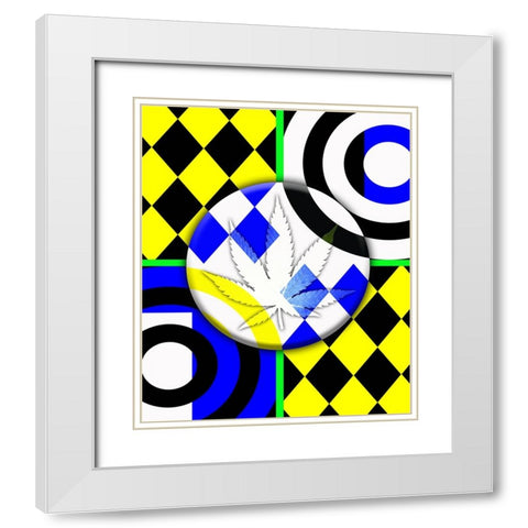 Pot 5 Black Light 2 White Modern Wood Framed Art Print with Double Matting by LightBoxJournal