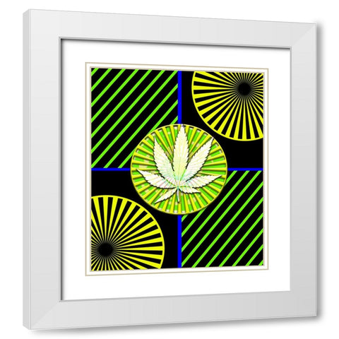 Pot 5 Black Light White Modern Wood Framed Art Print with Double Matting by LightBoxJournal