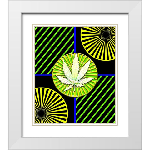 Pot 5 Black Light White Modern Wood Framed Art Print with Double Matting by LightBoxJournal
