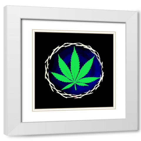 Pot 5 White Modern Wood Framed Art Print with Double Matting by LightBoxJournal