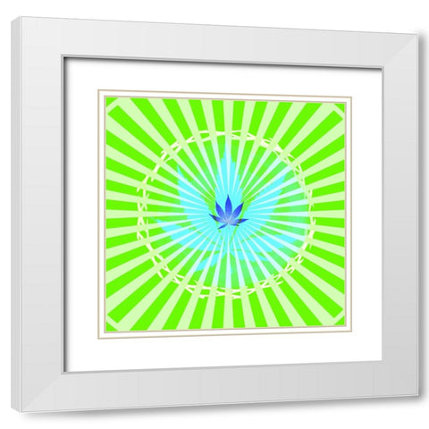 Pot 6 Black Light 3 White Modern Wood Framed Art Print with Double Matting by LightBoxJournal