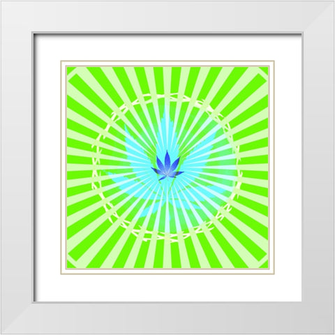 Pot 6 Black Light 3 White Modern Wood Framed Art Print with Double Matting by LightBoxJournal