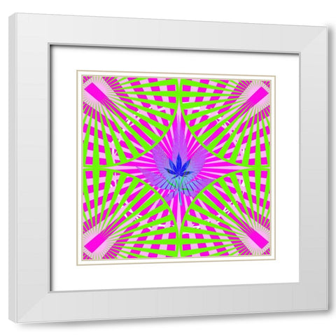 Pot 6 Black Light 5 White Modern Wood Framed Art Print with Double Matting by LightBoxJournal