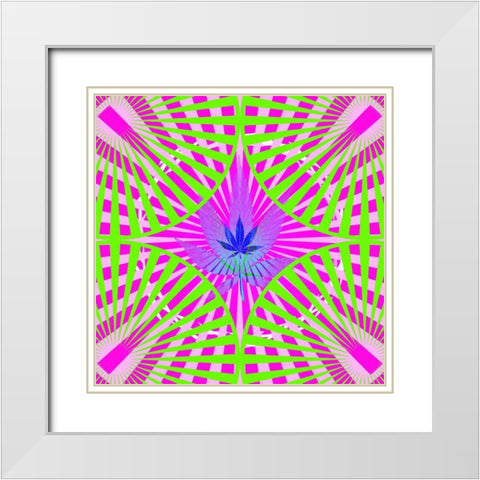 Pot 6 Black Light 5 White Modern Wood Framed Art Print with Double Matting by LightBoxJournal