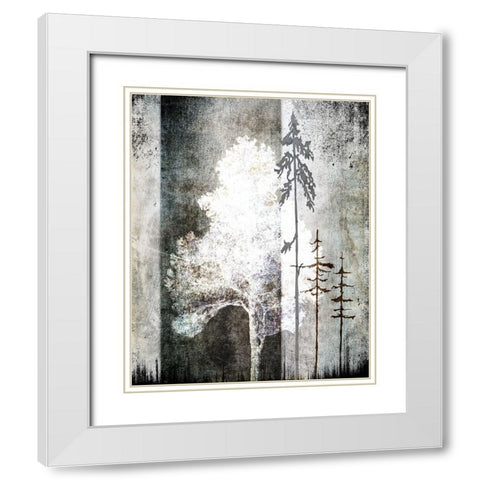 July Tree 2 White Modern Wood Framed Art Print with Double Matting by LightBoxJournal