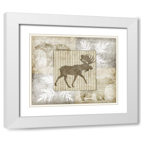 Decorative Lodge White Modern Wood Framed Art Print with Double Matting by LightBoxJournal
