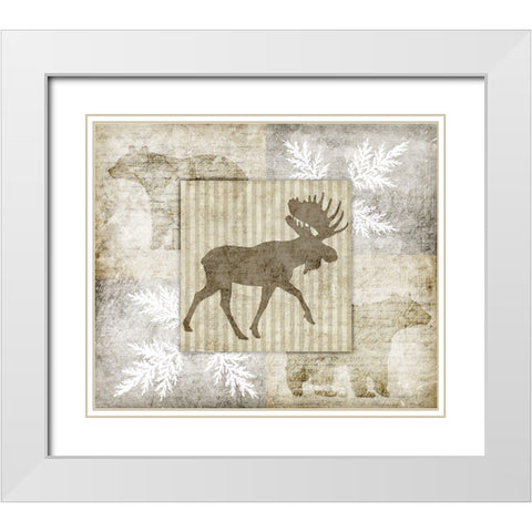 Decorative Lodge White Modern Wood Framed Art Print with Double Matting by LightBoxJournal