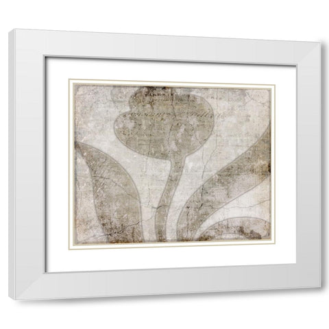Decortive Pattern 5.1 White Modern Wood Framed Art Print with Double Matting by LightBoxJournal