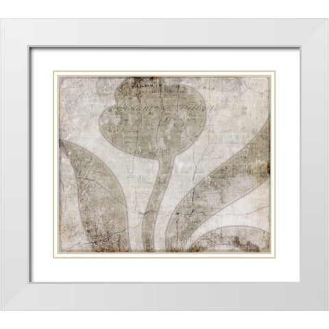 Decortive Pattern 5.1 White Modern Wood Framed Art Print with Double Matting by LightBoxJournal