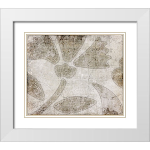 Decortive Pattern 5.2 White Modern Wood Framed Art Print with Double Matting by LightBoxJournal