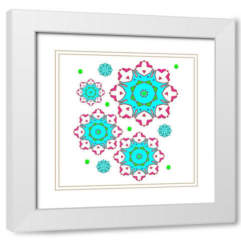 Go Bo Ho 1 White Modern Wood Framed Art Print with Double Matting by LightBoxJournal