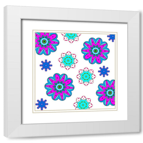 Go Bo Ho 2 White Modern Wood Framed Art Print with Double Matting by LightBoxJournal
