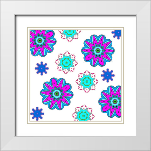 Go Bo Ho 2 White Modern Wood Framed Art Print with Double Matting by LightBoxJournal