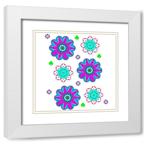Go Bo Ho 3 White Modern Wood Framed Art Print with Double Matting by LightBoxJournal