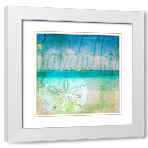 Sea 3 White Modern Wood Framed Art Print with Double Matting by LightBoxJournal