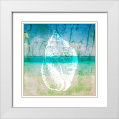 Sea 4 White Modern Wood Framed Art Print with Double Matting by LightBoxJournal