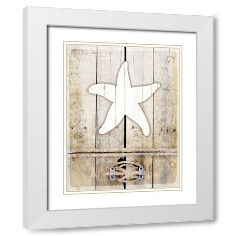 Country Sea 1 White Modern Wood Framed Art Print with Double Matting by LightBoxJournal