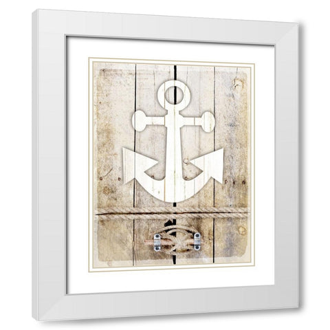 Country Sea 2 White Modern Wood Framed Art Print with Double Matting by LightBoxJournal