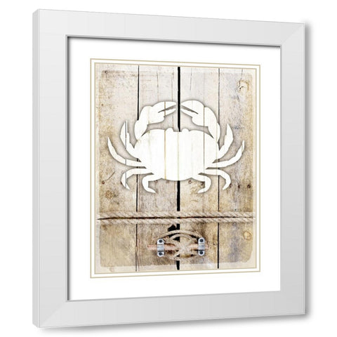 Country Sea 3 White Modern Wood Framed Art Print with Double Matting by LightBoxJournal
