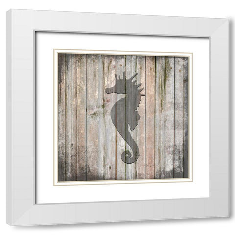 Country Sea V1 1 White Modern Wood Framed Art Print with Double Matting by LightBoxJournal