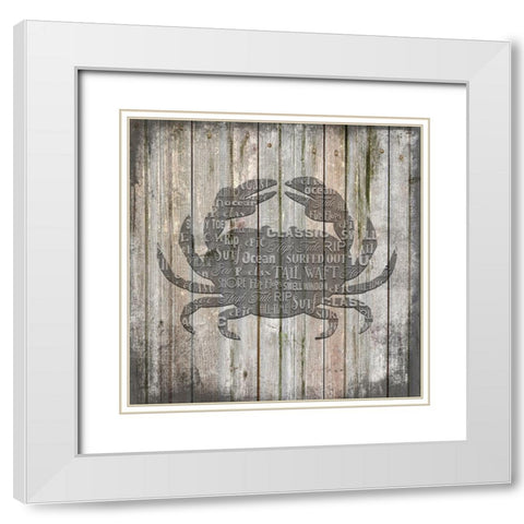 Country Sea V3 2 White Modern Wood Framed Art Print with Double Matting by LightBoxJournal