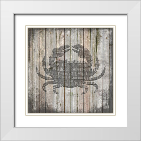 Country Sea V3 2 White Modern Wood Framed Art Print with Double Matting by LightBoxJournal