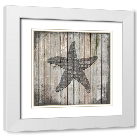 Country Sea V3 3 White Modern Wood Framed Art Print with Double Matting by LightBoxJournal