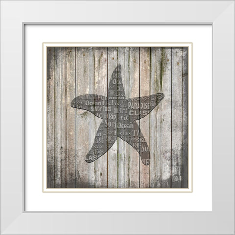 Country Sea V3 3 White Modern Wood Framed Art Print with Double Matting by LightBoxJournal