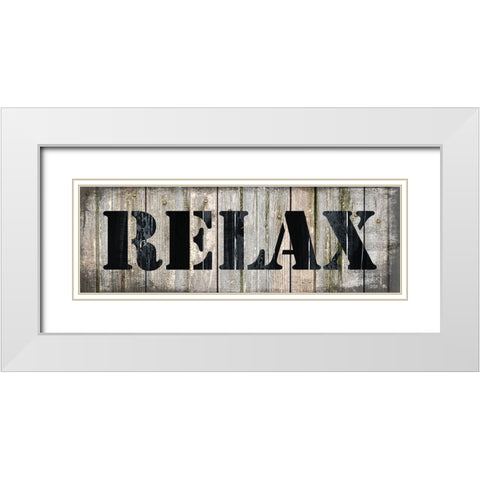 Country Sign 3 White Modern Wood Framed Art Print with Double Matting by LightBoxJournal