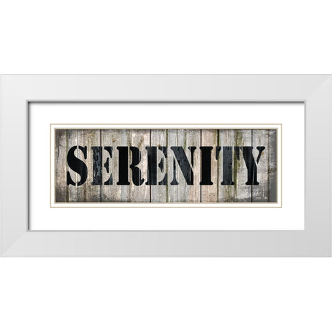 Country Sign 4 White Modern Wood Framed Art Print with Double Matting by LightBoxJournal