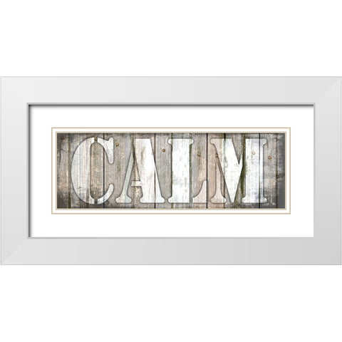 Country Sign V1 5 White Modern Wood Framed Art Print with Double Matting by LightBoxJournal