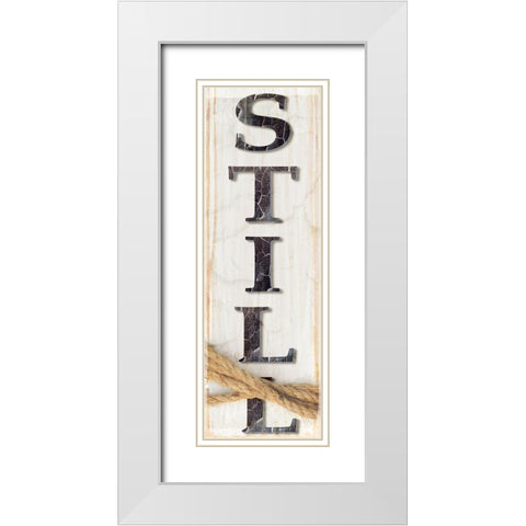 Country Wood Sign V1 3 White Modern Wood Framed Art Print with Double Matting by LightBoxJournal