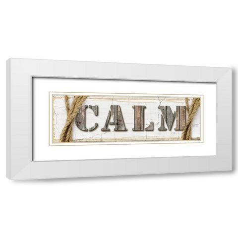 Country Wood Sign V3 2 White Modern Wood Framed Art Print with Double Matting by LightBoxJournal