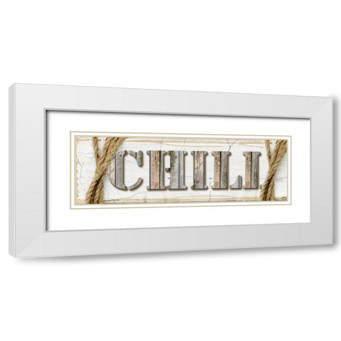 Country Wood Sign V3 3 White Modern Wood Framed Art Print with Double Matting by LightBoxJournal
