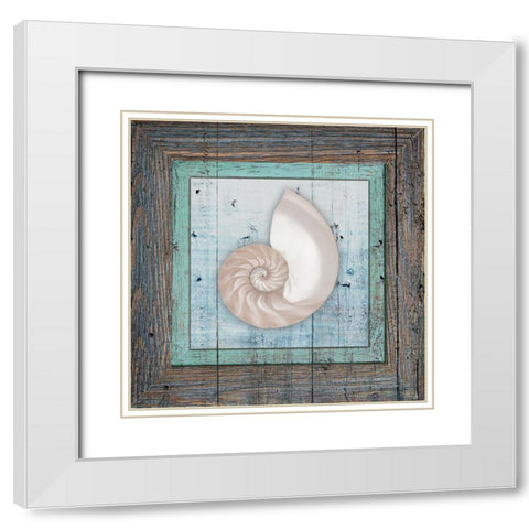 Framed Gypsy Sea V1 3 White Modern Wood Framed Art Print with Double Matting by LightBoxJournal