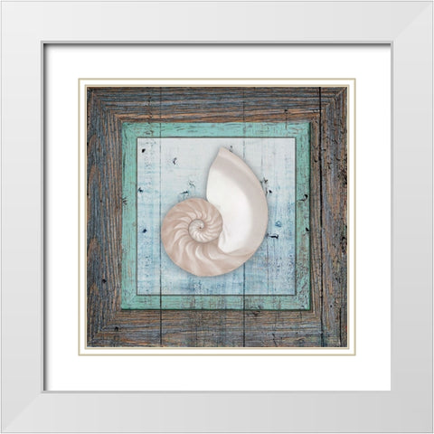 Framed Gypsy Sea V1 3 White Modern Wood Framed Art Print with Double Matting by LightBoxJournal