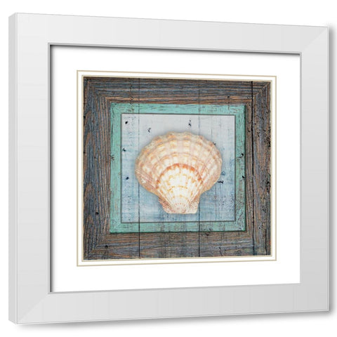 Framed Gypsy Sea V1 4 White Modern Wood Framed Art Print with Double Matting by LightBoxJournal
