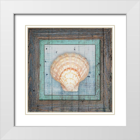 Framed Gypsy Sea V1 4 White Modern Wood Framed Art Print with Double Matting by LightBoxJournal