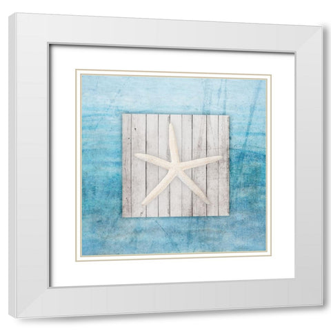 Framed Gypsy Sea V2 1 White Modern Wood Framed Art Print with Double Matting by LightBoxJournal