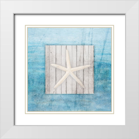 Framed Gypsy Sea V2 1 White Modern Wood Framed Art Print with Double Matting by LightBoxJournal