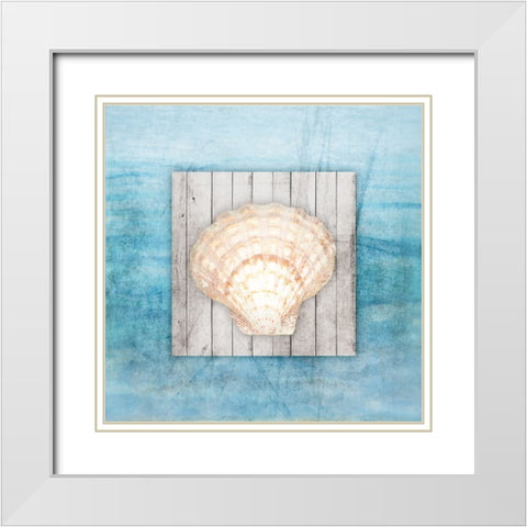 Framed Gypsy Sea V2 4 White Modern Wood Framed Art Print with Double Matting by LightBoxJournal