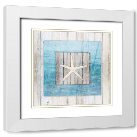 Framed Gypsy Sea V3 1 White Modern Wood Framed Art Print with Double Matting by LightBoxJournal