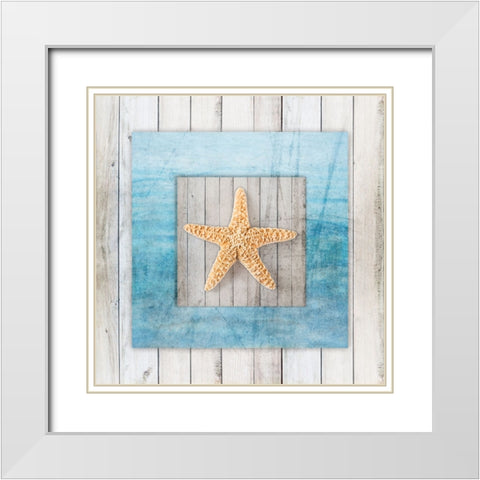 Framed Gypsy Sea V3 2 White Modern Wood Framed Art Print with Double Matting by LightBoxJournal