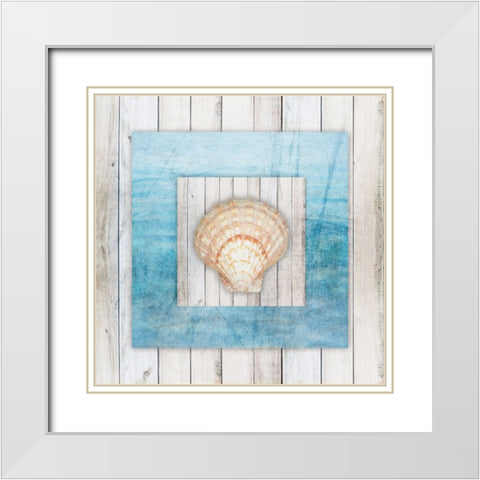Framed Gypsy Sea V3 4 White Modern Wood Framed Art Print with Double Matting by LightBoxJournal