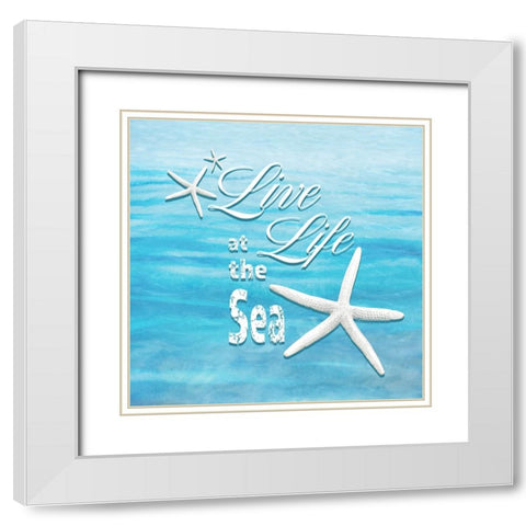 Free Gypsy Sea 1 White Modern Wood Framed Art Print with Double Matting by LightBoxJournal