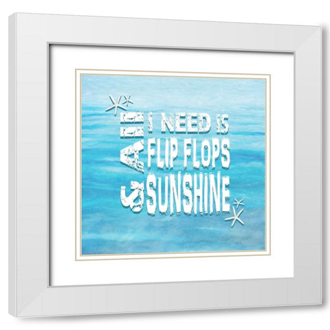 Free Gypsy Sea 2 White Modern Wood Framed Art Print with Double Matting by LightBoxJournal