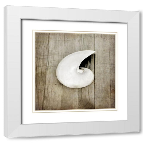 Gypsy Sea 3 White Modern Wood Framed Art Print with Double Matting by LightBoxJournal